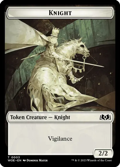 Knight Token 0003 -Food 0011 Wilds of Eldraine (WOE)
Wilds of Eldraine Foil