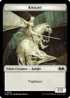 Knight Token 0003 -Food 0011 Wilds of Eldraine (WOE)
Wilds of Eldraine Foil