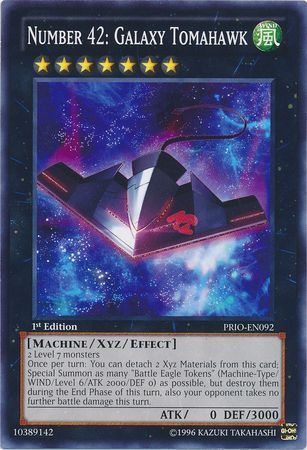 Number 42: Galaxy Tomahawk - PRIO-EN092 - Common 1st Edition
Primal Origin 1st Edition Singles