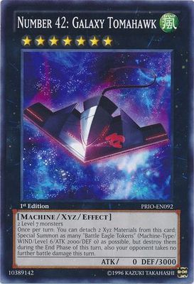 Number 42: Galaxy Tomahawk - PRIO-EN092 - Common 1st Edition
Primal Origin 1st Edition Singles