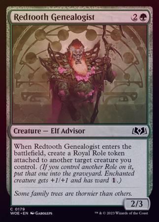 Redtooth Genealogist 0179 - Foil
Wilds of Eldraine Foil Singles