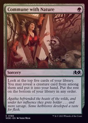 Commune with Nature 0166 - Foil Wilds of Eldraine Foil Singles