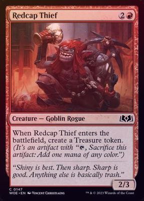 Redcap Thief 0147 - Foil
Wilds of Eldraine Foil Singles