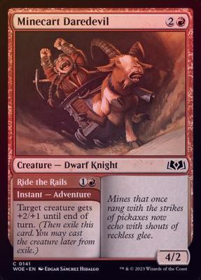 Minecart Daredevil 0141 - Foil
Wilds of Eldraine Foil Singles