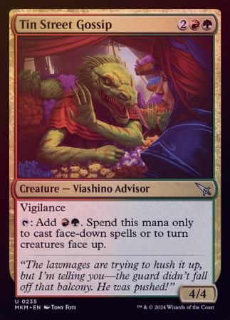 Tin Street Gossip 0235 - Foil
Murders at Karlov Manor Foil Singles(Español)