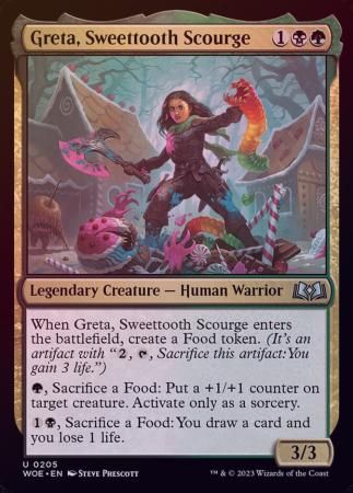 Greta, Sweettooth Scourge 0205 - Foil Wilds of Eldraine Foil Singles