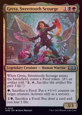 Greta, Sweettooth Scourge 0205 - Foil Wilds of Eldraine Foil Singles