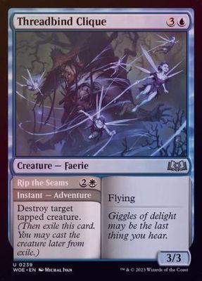 Threadbind Clique 0239 - Foil
Wilds of Eldraine Foil Singles