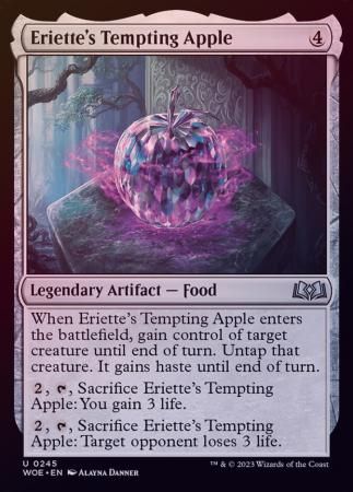 Eriette&#39;s Tempting Apple 0245 - Foil
Wilds of Eldraine Foil Singles