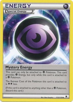 Mystery Energy - 112/119 - Uncommon
XY: Phantom Forces Singles