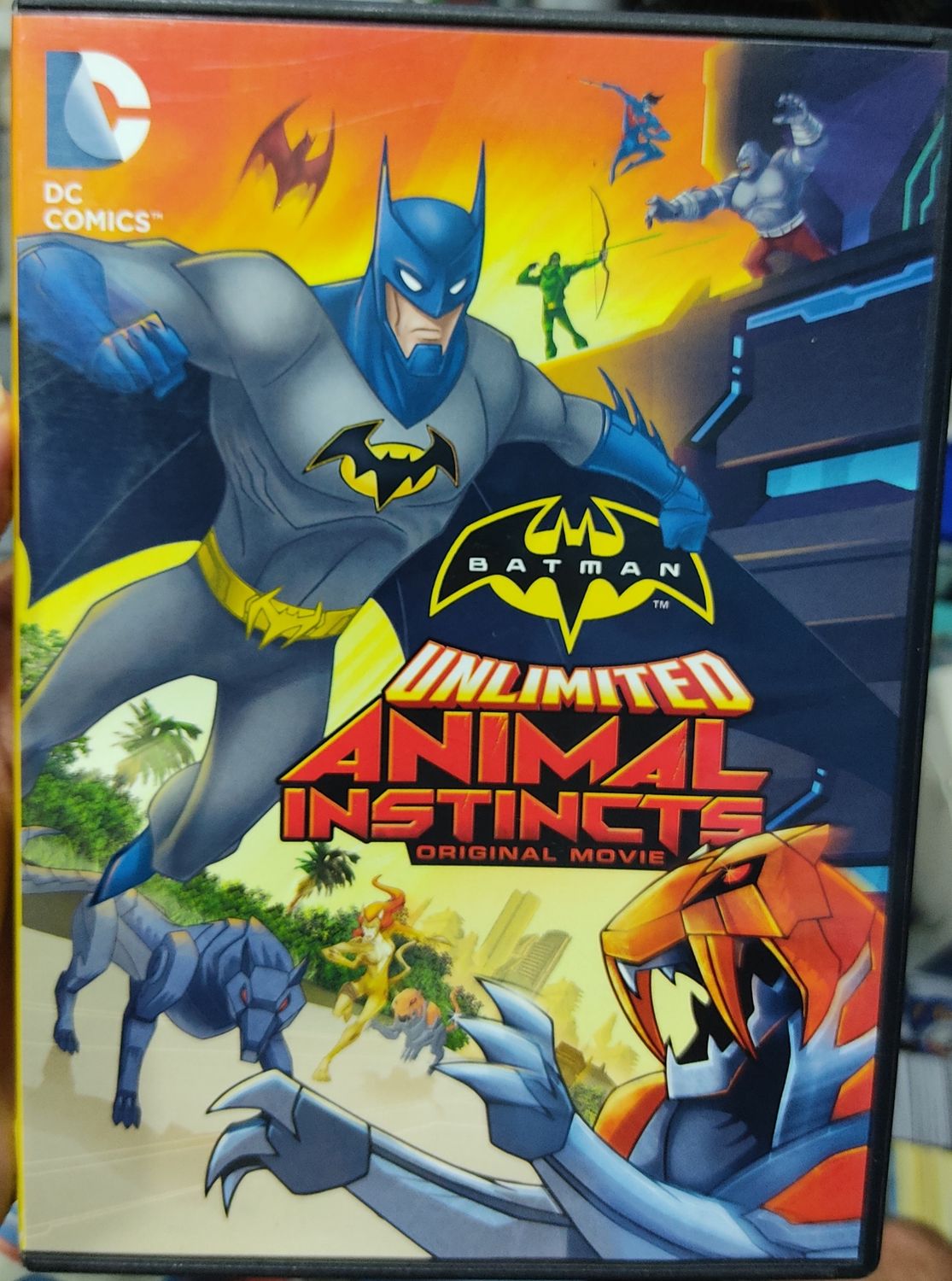 BA1 Batman Unlimited Animal Instincts DVD Original Usado Completo