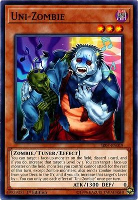 Uni-Zombie - SR07-EN019 - Common 1st Edition Structure Deck: Zombie Horde Singles