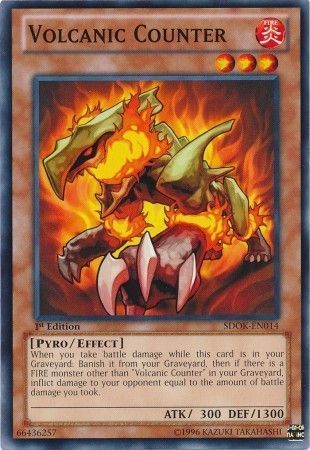 Volcanic Counter - SDOK-EN014 - Common 1st Edition Structure Deck: Onslaught of the Fire Kings [SDOK]