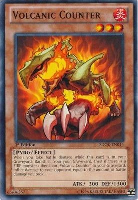 Volcanic Counter - SDOK-EN014 - Common 1st Edition Structure Deck: Onslaught of the Fire Kings [SDOK]