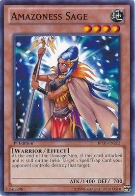 Amazoness Sage - BP01-EN212 - Common 1st Edition Battle Pack: Epic Dawn 1st Edition Singles