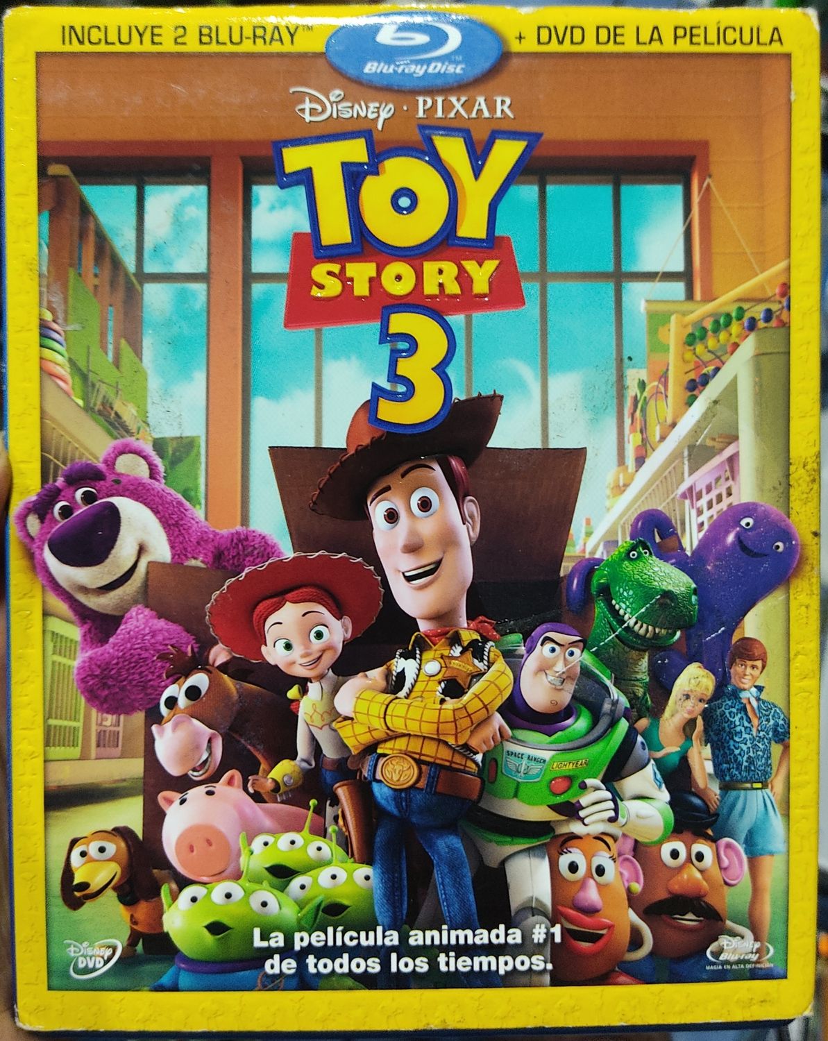 BA1 Toy Story 3 Blu Ray Original Usado Completo