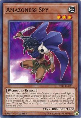 Amazoness Spy - CIBR-EN093 - Common 1st Edition Circuit Break 1st Edition Singles (espanol)