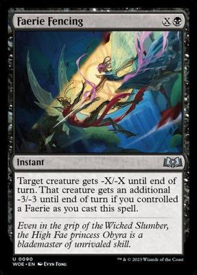 Faerie Fencing 0090 - Wilds of Eldraine Singles (Español)