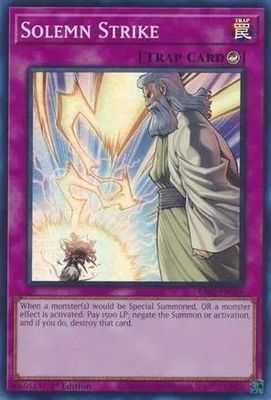 SJ Solemn Strike - RA02-EN079 - Super Rare 1st Edition
Rarity Collection II Singles