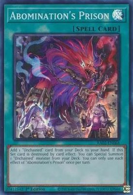 SJ Abomination&#39;s Prison - RA02-EN064 - Collector Rare 1st Edition
Rarity Collection II Singles