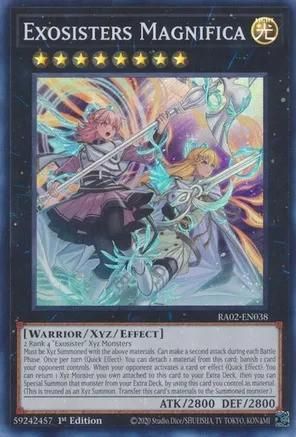 SJ Exosisters Magnifica - RA02-EN038 - Super Rare 1st Edition
Rarity Collection II Singles