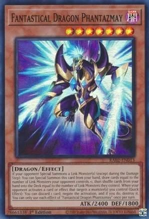 SJ Fantastical Dragon Phantazmay (Alternate Art) - RA02-EN013 - Super Rare 1st Edition
Rarity Collection II Singles