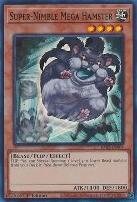 SJ Super-Nimble Mega Hamster - RA02-EN004 - Super Rare 1st Edition
Rarity Collection II Singles