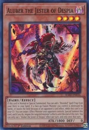 SJ Aluber the Jester of Despia - RA02-EN016 - Ultra Rare 1st Edition
Rarity Collection II Singles