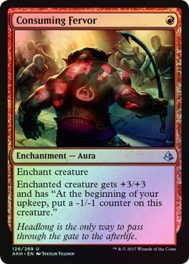 Consuming Fervor 126/269 - Foil Amonkhet Foil Singles