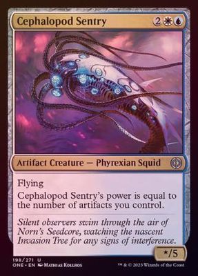 Cephalopod Sentry 198/271 - Foil Phyrexia All Will Be One Foil Singles