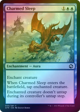 Charmed Sleep 050/281 - Foil Adventures in the Forgotten Realms Foil Singles