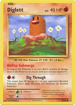 Diglett - 55/108 - Common
XY: Evolutions Singles