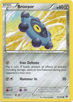 Bronzor - 60/124 - Common XY: Fates Collide Singles