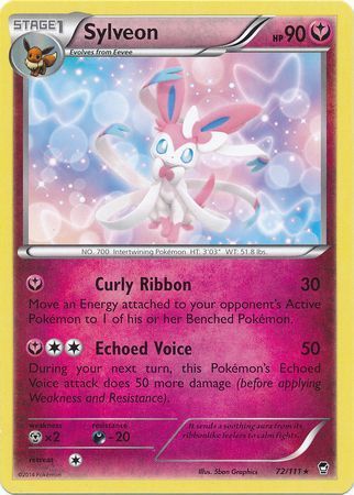 Sylveon - 72/111 - Rare
XY: Furious Fists Singles