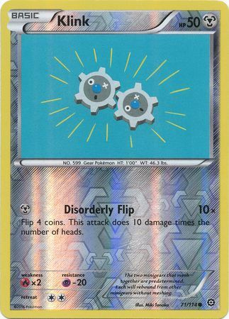 Klink - 71/114 - Common Reverse Holo XY: Steam Siege Reverse Holo Singles