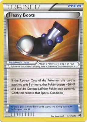 Heavy Boots - 141/162 - Uncommon XY: Breakthrough Singles