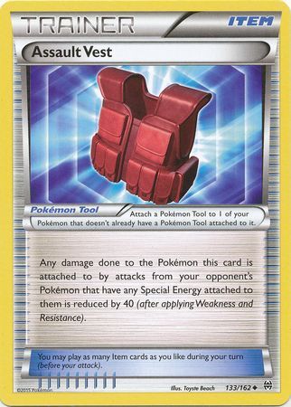 Assault Vest - 133/162 - Uncommon
XY: Breakthrough Singles