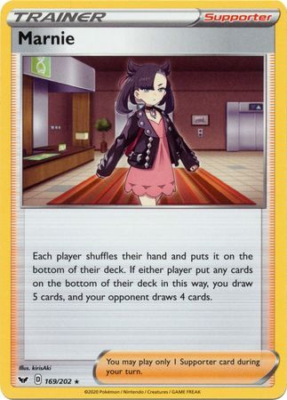 Marnie - 169/202 - Rare Theme Deck Exclusive Pokemon Theme Deck Exclusives