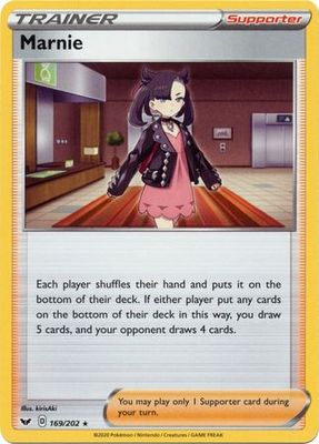 Marnie - 169/202 - Rare Theme Deck Exclusive Pokemon Theme Deck Exclusives