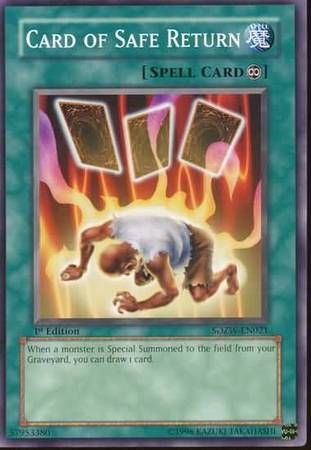 Card of Safe Return - SDZW-EN021 - Common 1st Edition Structure Deck: Zombie World 1st Edition Singles