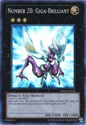 Number 20: Giga-Brilliant - PHSW-EN042 - Super Rare Unlimited Photon Shockwave Unlimited Singles