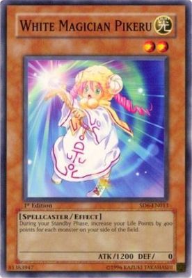 White Magician Pikeru - SD6-EN013 - Common 1st Edition Structure Deck: Spellcaster&#39;s Judgment [SD6] 1st Edition Singles