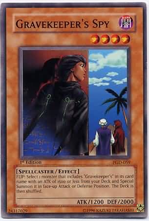 Gravekeeper&#39;s Spy - PGD-059 - Common 1st Edition Pharaonic Guardian [PGD] 1st Edition Singles