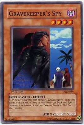 Gravekeeper&#39;s Spy - PGD-059 - Common 1st Edition Pharaonic Guardian [PGD] 1st Edition Singles