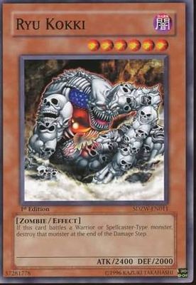 Ryu Kokki - SDZW-EN011 - Common 1st Edition Structure Deck: Zombie World 1st Edition Singles