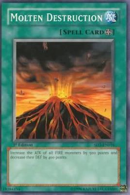 Molten Destruction - SD3-EN016 - Common 1st Edition Structure Deck: Blaze of Destruction 1st Edition Singles