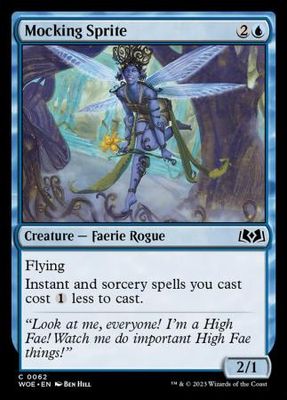 Mocking Sprite 0062 Wilds of Eldraine Singles