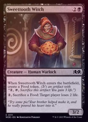 Sweettooth Witch 0111 - Foil
Wilds of Eldraine Foil Singles
