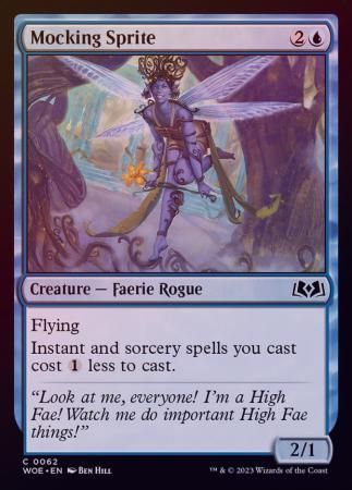 Mocking Sprite 0062 - Foil Wilds of Eldraine Foil Singles