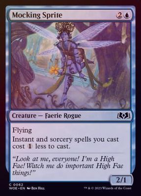 Mocking Sprite 0062 - Foil Wilds of Eldraine Foil Singles